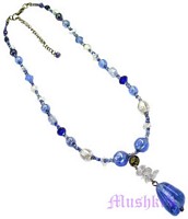 Glass Bead Necklace - click here for large view